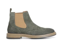 Stivaletti / Tronchetti Uomo: Cafè Noir C1XM6003 TRONCHETTO IN CROSTA CON ELASTICI STILEOXFORD