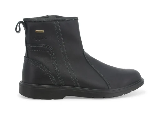 Stivaletti / Tronchetti Uomo: Stivaletto uomo in pelle nero u15455w