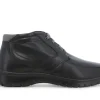 Stivaletti / Tronchetti Uomo: Stivaletto uomo in pelle nero allacciato u17125w