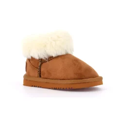 Stivaletti Bambina: GRUNLAND JUNIOR PP0199 Tronchetto primi passi con risvolto in eco-pelliccia