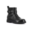 Stivaletti Bambina: GRUNLAND JUNIOR PO2157 Beatles in pelle con laccio borchiato