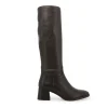 Stivali Donna: Stivale donna in pelle marrone k37107w