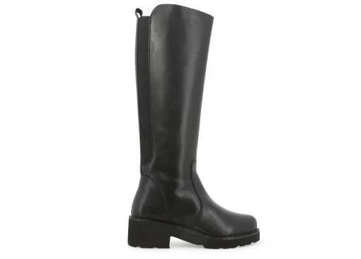 Stivali Donna: Stivale donna in pelle nero 034305w