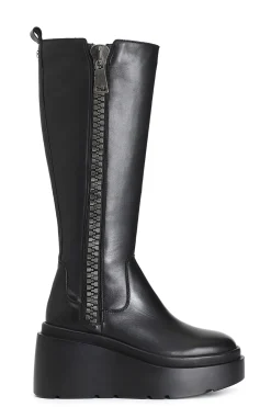 Stivali Donna: Cafè Noir C1HA1012 STIVALE IN PELLE CON MAXI CERNIERA