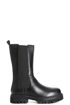 Stivali Donna: Cafè Noir C1XV1045 STIVALETTO 3/4 IN PELLE CON ELASTICO