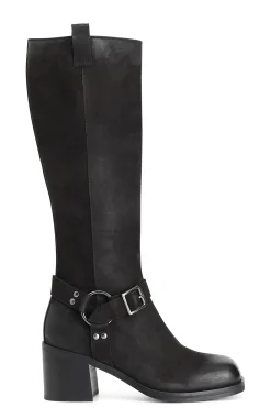 Stivali Donna: Cafè Noir C1XV1040 STIVALE IN PELLE CON FIBBIA