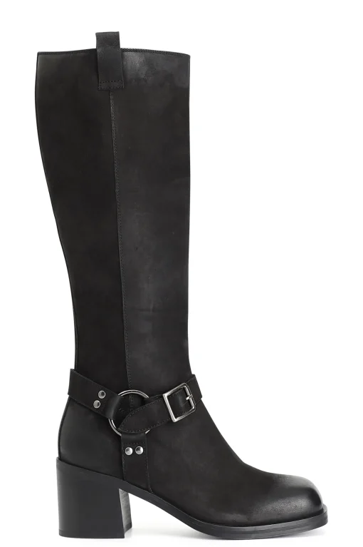 Stivali Donna: Cafè Noir C1XV1040 STIVALE IN PELLE CON FIBBIA