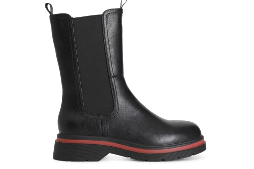 Stivali Donna: Cafè Noir C1XH9012 STIVALETTO 3/4 IN SIMILPELLE CON ELASTICO