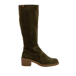 Stivali Donna: El Naturalista N5663 SILK SUEDE FOREST / TICINO STIVALE CON TACCO DONNA GREEN