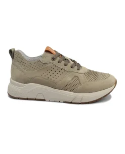 STONEFLY 220937 ACTION 29 timber brown scarpe uomo sneakers fori lacci pelle