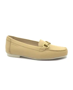 STONEFLY 219194 light brown beige scarpe donna mocassino pelle morsetto