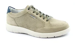 STONEFLY 216003 seneca beige scarpe uomo sneakers lacci camoscio pelle