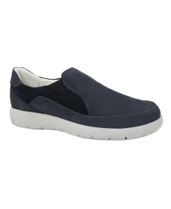 STONEFLY 220795 STREAM 27 blue midnight comfort scarpe uomo slip on mocassino pelle light