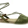 SUYUTE 6685 kaki verde scarpe sandali donna corda laccio espadrillas