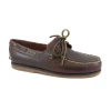 TIMBERLAND 25077 classic boat md brown scarpe uomo mocassini lacci