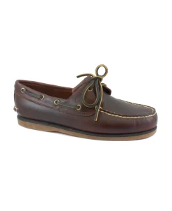 TIMBERLAND 25077 classic boat md brown scarpe uomo mocassini lacci