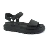 TIMBERLAND A2F2J black scarpe donna sandali strappi platform pelle RAY CITY SANDAL