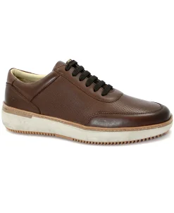 VALLEVERDE 360992 marrone scarpe uomo sneakers lacci pelle
