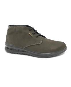 VALLEVERDE VL53823 antracite scarpe uomo polacchino lacci pelle valletex impermeabile