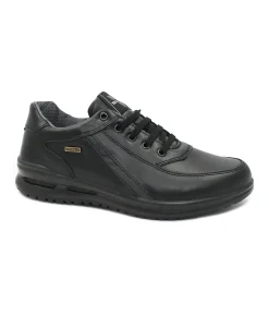 VALLEVERDE VL53826 nero scarpe uomo lacci pelle valletex impermeabile