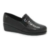 VALLEVERDE VS10301 black scarpe donna comfort zeppetta elastici