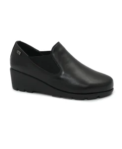 VALLEVERDE VS10401 nero scarpe donna comfort zeppetta elastici