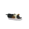 VANS ASHER DJBW1 cat multi white scarpe bambina sneakers slip on elastici + strappo
