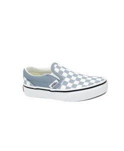 VANS CLASSIC SLIP-ON WWDSB1 color theory checkerboard azzurro scacchi scarpe unisex sneakers elastici