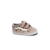 VANS OLD SKOOL V RCBIY1 romantic floral pink rosa fiori scarpe bambina sneakers strappi