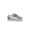 VANS OLD SKOOL V RCEPO1 color theory checkerboard azzurro verde bambino sneakers strappi scacchi