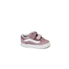 VANS OLD SKOOL V RCFSL1 rose gold glitter scarpe bambina sneakers strappi