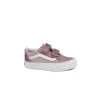 VANS OLD SKOOL V YDFSL1 rose gold glitter scarpe bambina sneakers strappi