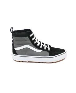 VANS SK8-HI D2UN421 black grey nero grigio scarpe ragazzo unisex sneakers lacci tessuto