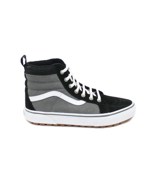 VANS SK8-HI D2UN421 black grey nero grigio scarpe ragazzo unisex sneakers lacci tessuto