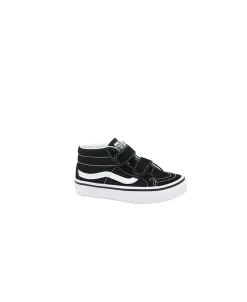 VANS SK8-MID 18T6BT1 nero scarpe bambino sneakers strappi mid