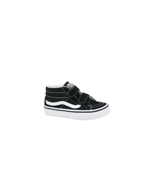 VANS SK8-MID 18T6BT1 nero scarpe bambino sneakers strappi mid