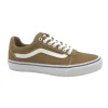 VANS WARD DELUXE LHLBR1 light brown senape scarpe uomo sneakers lacci tessuto